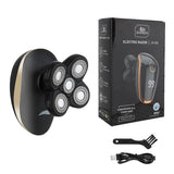 hiena Men Kit Wet Dry Electric Shaver Beard Hair Trimmer Electric Razor Rechargeable Bald Head Shaving Machine LCD Display