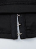 FDYOUI Woman Covered Buttons T-shirts 2026 Summer Short Sleeve Slim Cardigan Tops Ladies Chic Corset Tee Shirt White Black Red