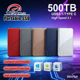 New SSD USB Flash Hard Drive External TypeC High Speed SSD USB3.1 256TB SSD Storage Portable HD Hard Disk