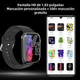 Fashion Sports Smart Watch  Men & Women 1.83in Full Touch Screen Fitness Tracker  Watch