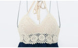 Women knitted Tankinis High Waist Bikini Set Handmade Crochet Bikinis Bathing Suit Beachwear For Asian