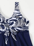 Printed Tankini 2026 Padded Swimsuit Women Shorts Swimwear Female Beach Dress Bathers Bathing Swimming Swim Suit