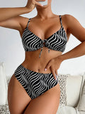 High Waist Bikini 2026 Women Strappy Swimsuit Sexy Striped Swimwear Female Bathers Bathing Swimming Swim Suit Beachwear