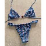 Micro Bikinis 2026 Sexy Swimsuit Women Swimwear Push Up Brazilian Bikini Set Print Biquini Summer Halter Beachwear Female