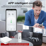 Zigbee Temperature Humidity Sensor Smart Home Hygrometer Thermometer Compatible With Tuya Smart Life Alexa Google Assistant Z2M