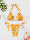 2026 Halter String Triangle Two Piece Bikini Women Swimwear Female Swimsuit Bathers Bathing Swimming Suit Beachwear Summer