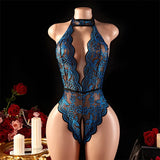 Nighttime Transparent Open Bra Porn Lingerie Corset Deep V Sexy Crotchless Underwear Women Lace Hollow Bras Hot Teddy Bodysuit