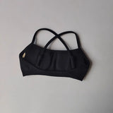 Gathering Shock-proof and Beautiful Back Seamless Sports Bras Gym Women Top Crop Tube Yoga Tops Fitness Scrunch Bum Workout Suit