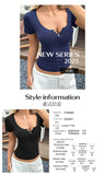 2026 Women's New Y2K Hot Girls Sexy Vest Short Sleeve T-Shirt Tops