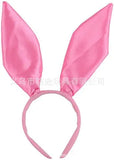 Easter Bunny Girl Cosplay 3-Piece Prop Set - Satin Headband Fluffy Rabbit Tail for Halloween Christmas