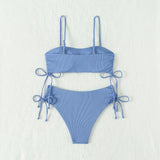 Sexy Bandeau Bikinis 2025 Women Brazilian Swimwear Female Swimsuit Two Pieces Bikini Set Bather Bathing Suits Girls Beach Wear