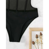 S - XL Underwired Cut Out Halter Women Swimwear One Piece Swimsuit Female Monokini High Cut Bather Bathing Suit Swim Lady V4418
