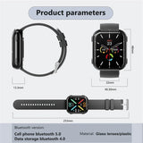 Waterproof Smartwatch 2 En 1 Equipped With TWS Earphones Smart Watch Men Women Sports Heart Rate Health Monitoring BT Call Music