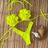 Sexy Floral Micro Bikini 2025 Women Swimsuit Female Swimwear Thong Bikinis Set Brazilian Beach Wear Bathing Suit Biquini