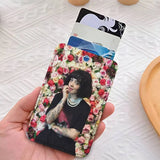 M-Mon L-Lafertes FEMME FATALE Cute Cartoon Card Keychain Anime Fashion Pendant Bag ID Door Card Case Bus Card