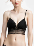 French Invisible Underwear Women wire Free bralette Thin backless Lingerie U-shaped Large low Open Back Beauty Bra
