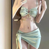 New Swimsuit Women Micro Bikini Bathing Suit Fashion Sexy Summer New Model Korean Version Cinjunto De Dos Piezas Mujer 2025