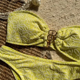Toucheart 2 Piece Macarons Lingerie Sexy Female Lingerie Strapless Split Swimsuit Bikini Lingerie Sexy Hot Sensual Exotic Sets