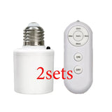 E27 60W Wireless Remote Control Smart Timer Switch Lamp Holder 110V 220V House Multi Light Switch Baby Room Bedroom Timer Switch