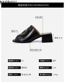 NASBAVI Out Outdoor Slippers Latest Luxury Shoes Women Designers Ladies Shoes and Sandals Wedding Shoes for Women Big Size 45 46