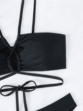 S - XL Cut Out Scrunch Butt Bikini Female Swimsuit Women Swimwear Two-pieces Bikini set Brazilian Bather Bathing Suit Swim K7300