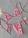 Micro Bikini Push Up Women Swimsuits 2026 Sexy Female Swimwear Brazilian Bikini Set Thong Biquini Swim Suits Print Beachwear