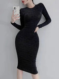 Nightclub High WOMENGAGA Waist Women Slim Mini Dress T Shirt Thin Hot Sexy Korean Women Tops Transparent Summer Fashion 6A26