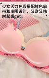 Wireless Non Padded Bra Set for Small Bust Seamless Comfort Bralette & Briefs Pure Elegant Ladies Intimates Teen Girls Underwear