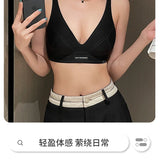 MOYISU Japanese Silky-Tech Bralette - Traceless Wireless Summer Bras for Small Chest Pull Together Soft Support Back Tuck Design