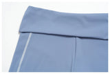 Quick Dry Contrast Color Yoga Shorts 2026 Tights Hip Lifting Workout Fitness Leggings High Waist Folded Running Athletic Shorts