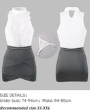 Women Lace Lingerie Dress Set, Halter Neck Floral Mesh Bodycon Mini Dress with Panties, Elegant Secretary Role Play Costume