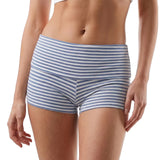 Women's Fold Over Mini Shorts Summer Fashionable Causal High Waist Bodycon Skinny Shorts Striped/Solid Color Short Pants