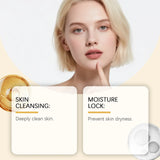 Kojic Acid Nicotinamide Gel Cleanser Face Wash Cleansing Pores Oil Control Smooth Skin Brightening Moisturizing Facial Cleanser