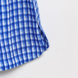 Gingham Printed Jumpsuit Women 2025 Summer Spring Wide Leg Casual Overalls for Women Cotton Linen Romper Pockets Playsuit