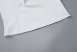 FDYOUI Sexy Hollow Out Corset Tops for Women Halter Backless Bandage Skinny Camisoles Lady White Black Cropped T-shirt Clubwear
