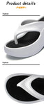 2026 New Women Fashion Slippers Soft EVA Summer Platform Shoes Girls Beach Flip Flops Thick Sole Female High Heel Street Sandals
