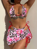 XS - L Two-side Wearable Reverside Bikini Women Swimwear Female Swimsuit Three-pieces Bikini Set Bathing Suit Swim Beachwear