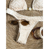 2026 Wrinkled Crinkled Halter Bikini Women Swimwear Female Swimsuit Padded Bather Bathing Suit Swim Two-pieces Bikini set K8135