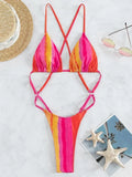 High Cut Out G String Female Swimwear One Piece Swimsuit Women Mini Micro Thong Monokini Bather Backless Bathing Suit Swim Wear