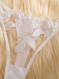 White sexy lingerie set, an experience of daily intimate life that is both pure and exudes allure ZA824031