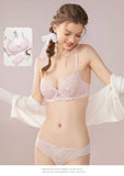 Sheer Lace Teddy Lingerie Set Panty Sexy Bra & Panty Set Ultra Thin Comfortable Summer Wear S-3XL BC Sexy Gift Sexy Tushy MOYISU
