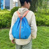 Fashionable Skin Bag Foldable Sports Backpack Outdoor Travel Bag Portable Water-Resistant Double Shoulder Bag for Active Living