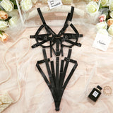 Women Sexy Pu Leather Full Body Harness Belt Waist Corset Belt Bondage Bdsm Bodysuit Gothic Fetish Exotic Clothing