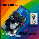 P-Pressure Sebastian Solace For ID Clips Credit Bank Bag Bus Meal Card Holder Cover Pocket Ornament Keychain