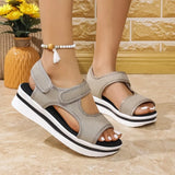 Women Summer Shoes  New Mesh Fish Platform Sandals Women's Open Toe Wedge Sandals Ladies Light Casual Shoes Zapatillas Muje