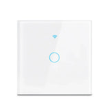 Wifi Smart Light Switch EU 1/2/3Gang Touch Light Switch No Neutral Wire Wall Light Switches Works with Tuya Smart Life App Alexa