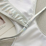 Sexy Halter Hollow Out Women Swimwear One Piece Swimsuit Female Monokini High Cut Bather Bathing Suit Swim Beachwear Bodysuit
