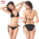 Summer Beach Bandage Bikini Sets Womens Sexy Swimwear Micro Bikini Set Tie Side G-String Thong Beachwear Swimsuit Bathing Suits