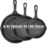 AEDG Cast Iron Skillet Set Preseasoned Nonstick Cookware