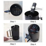 Hot-selling Outdoor BBQ Camping Fire Starter Bucket Charcoal Bucket Charcoal Fire Starter Bucket Charcoal Bucket Ignition Tube